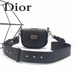 DIOR-003-3 早春最新款D Fence黑色原版皮大小號單肩斜挎包