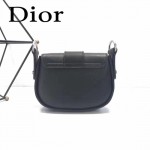 DIOR-003-3 早春最新款D Fence黑色原版皮大小號單肩斜挎包