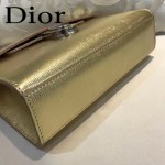 DIOR-0015 早春新款單品金配粉拼色原版牛皮手提單肩包晚宴包