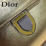 DIOR-0015 早春新款單品金配粉拼色原版牛皮手提單肩包晚宴包