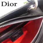 DIOR-0014 早春專櫃新款lady黑色原版小羊皮手提單肩包戴妃包