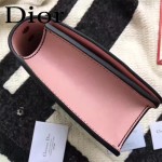 DIOR-008-2 個性百搭限量版J’ADIOR字母金屬粉色原版牛皮單肩斜挎包