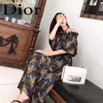 DIOR-008-4 個性百搭限量版J’ADIOR字母金屬白色原版牛皮單肩斜挎包