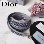 DIOR-0019-6 早春專櫃同步LADY灰色原版羊皮小號手提單肩包戴妃包