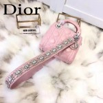 DIOR-0019-9 早春專櫃同步LADY粉紅色原版羊皮小號手提單肩包戴妃包