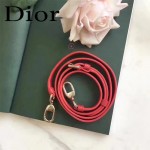 DIOR-0017-4 秋冬專櫃櫥窗款Lilybag紅色原版皮全拉鏈手提單肩包