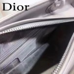 DIOR-0014-3 早春專櫃新款lady灰色原版小羊皮手提單肩包戴妃包