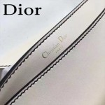 DIOR-008-4 個性百搭限量版J’ADIOR字母金屬白色原版牛皮單肩斜挎包