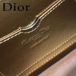 DIOR-0015 早春新款單品金配粉拼色原版牛皮手提單肩包晚宴包