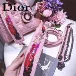 DIOR-0019-12 早春專櫃同步LADY粉色原版羊皮小號手提單肩包戴妃包