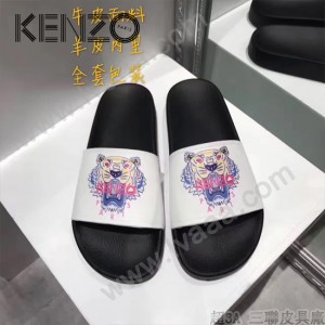 KENZO鞋子-001-2 高田賢三經典款老虎頭系列情侶款平底拖鞋一字拖