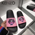 KENZO鞋子-001 高田賢三經典款老虎頭系列情侶款平底拖鞋一字拖