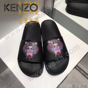 KENZO鞋子-001-3 高田賢三經典款老虎頭系列情侶款平底拖鞋一字拖