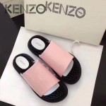 Kenzo鞋子-002-3 高田賢三時尚最新款鞋面牛漆皮橡膠eva大底拖鞋按摩鞋