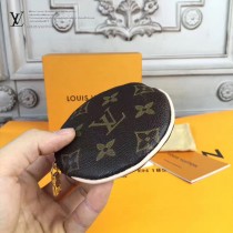 LV-M61926 原單經典老花圓形拉鏈款零錢包