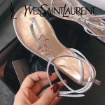 YSL鞋子-001 聖羅蘭時尚原版定制進口牛皮平底夾趾涼鞋