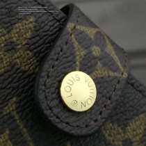 LV-M61722 進口老花料頭層十字紋牛皮經典名片夾