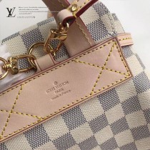LV M44026  新款SPERONE MINI 白格輕便小巧女士雙肩包