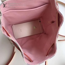 LV M44026  新款SPERONE MINI 白格輕便小巧女士雙肩包