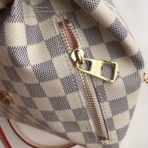 LV M44026  新款SPERONE MINI 白格輕便小巧女士雙肩包