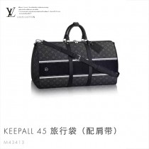 LV-M43413 時尚動感風格Monogram花紋旅行袋