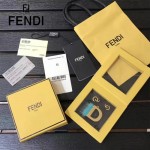 FENDI-024-26 專櫃新品ABCLICK系列原單D字母金屬搭配皮草掛飾可當首飾