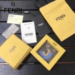 FENDI-024-14 專櫃新品ABCLICK系列原單J字母金屬搭配皮草掛飾可當首飾