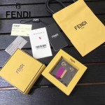 FENDI-024-19 專櫃新品ABCLICK系列原單I字母金屬搭配皮草掛飾可當首飾