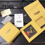 FENDI-024-5 專櫃新品ABCLICK系列原單Z字母金屬搭配皮草掛飾可當首飾