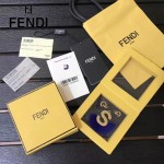 FENDI-024-6 專櫃新品ABCLICK系列原單S字母金屬搭配皮草掛飾可當首飾