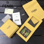 FENDI-024-20 專櫃新品ABCLICK系列原單H字母金屬搭配皮草掛飾可當首飾