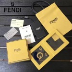 FENDI-024-27 專櫃新品ABCLICK系列原單G字母金屬搭配皮草掛飾可當首飾
