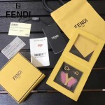 FENDI-024-9 專櫃新品ABCLICK系列原單Y字母金屬搭配皮草掛飾可當首飾