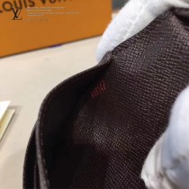 LV-M63145 原單經典路易威登設計打造男士主流Damier Graphite耐用材質製成咖啡色卡包