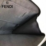 FENDI 0363-18 高檔新品老佛爺公仔造型原單小牛皮鉚釘設計休閒手拿包