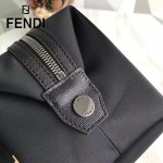 FENDI 306 輕巧實用小怪獸眼睛原單防水面料搭配牛皮化妝包收納包