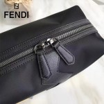 FENDI 306 輕巧實用小怪獸眼睛原單防水面料搭配牛皮化妝包收納包