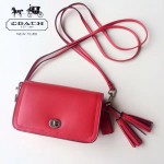 COACH-19914-2 頭層牛皮經典女士迷你斜挎包