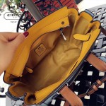 COACH-34417-2 大號拼色Swagger手袋女士手提單肩斜挎包