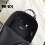 FENDI 266 型男必備無語表情貼片SELLERIA原單牛津尼龍配牛皮休閒雙肩包