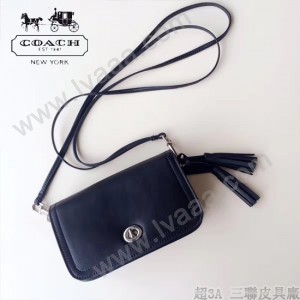 COACH-19914 頭層牛皮經典女士迷你斜挎包