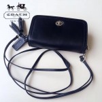 COACH-19914 頭層牛皮經典女士迷你斜挎包