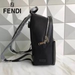 FENDI 266 型男必備無語表情貼片SELLERIA原單牛津尼龍配牛皮休閒雙肩包