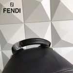 FENDI 266 型男必備無語表情貼片SELLERIA原單牛津尼龍配牛皮休閒雙肩包
