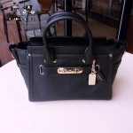 COACH-34816 mini原單粒面皮革拉鏈封口swagger經典手袋女士手提單肩斜挎包