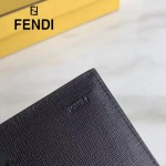 FENDI 0186-3 歐美朋克SELLERIA黑色原版牛皮滿天星鉚釘設計長款西裝夾