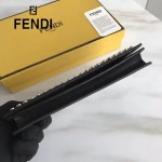 FENDI 0186-3 歐美朋克SELLERIA黑色原版牛皮滿天星鉚釘設計長款西裝夾