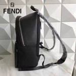 FENDI 266 型男必備無語表情貼片SELLERIA原單牛津尼龍配牛皮休閒雙肩包