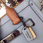 COACH-34417-2 大號拼色Swagger手袋女士手提單肩斜挎包