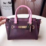 COACH-35954 火爆款swagger系列顆粒頭層牛皮長肩帶可調節女士手提單肩斜挎包